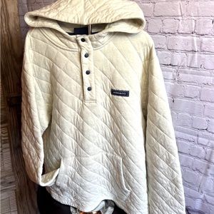 Crown & Ivy Cream Hoodie /Large